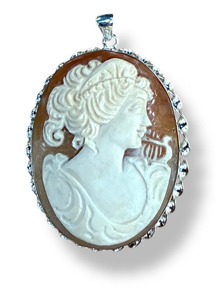 Anhänger Mandile 1922 Dame Cammei  in Silber Conchiglia 2MCICM195.2 - 2MCICM195.2